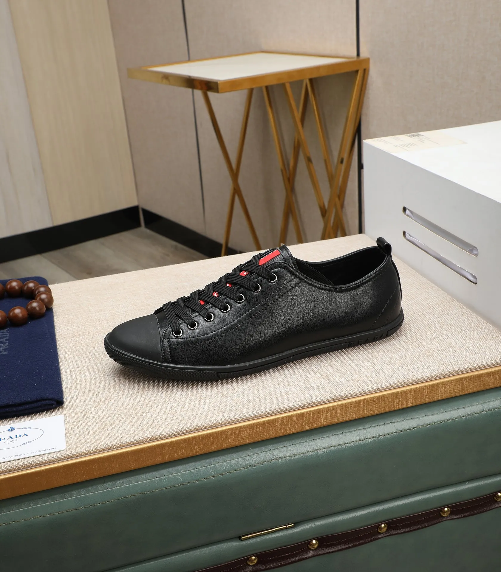 Men's men's shoes💰440🌹🌹[PRADA—Prada] 2024 latest model🙈original replica! 👟👟👟The uppers are made of top-notch workmanship from Italy🇮🇹Imported calfskin❗️Genuine leather lining@Suitable for travel, the original version has an enlarged engraved sole, making it suitable for all kinds of travel, showing low-key luxury. Let quality speak for itself. Color: Size: 38-44
